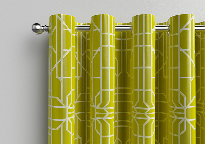 Bamboo Brights, Chartreuse - Made To Measure Curtains - Image 12